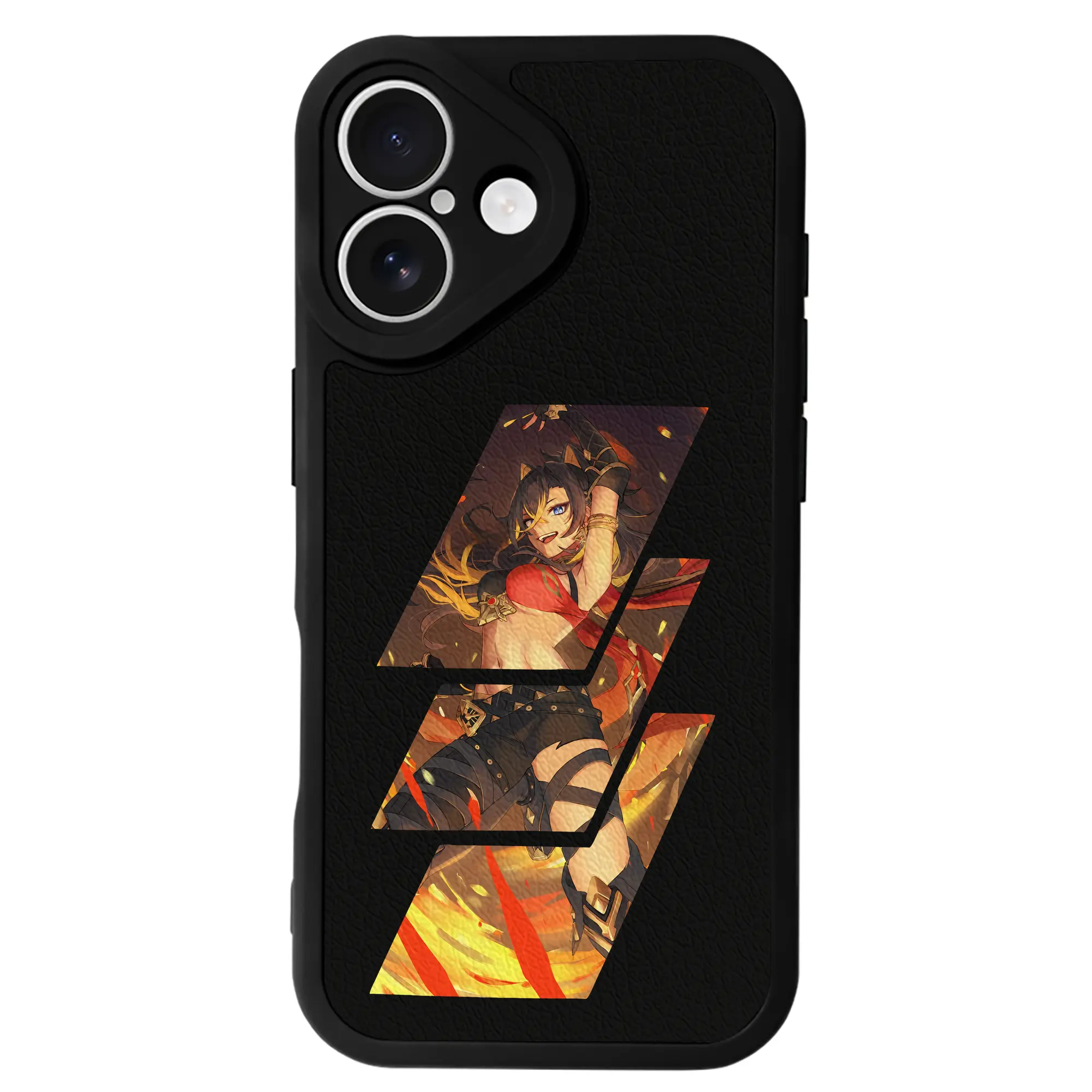 原 神 グッズ ディシア - IPhone 16シリーズ対応 ・ シリコンスマホケース ・ レザー調 ・ 高精度フィット ・ 耐衝撃 ・ ワイヤレス充電対応 ・ 精密カット